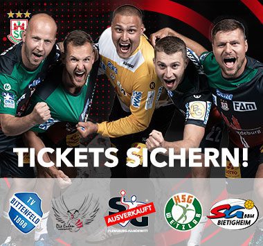 Werbegrafik für den Ticketverkauf der SCM-Youngsters mit verschiedenen Vereinslogos.