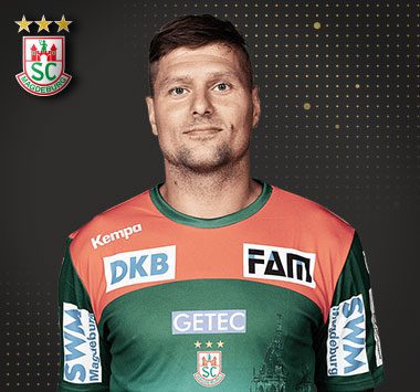 Offizielles Spielerprofil-Foto von Marko Bezjak beim SC Magdeburg.