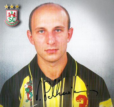 Porträtfoto des ehemaligen Magdeburger Handballspielers Vigindas Petkevičius.