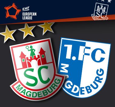 Logos von SC Magdeburg und FCM