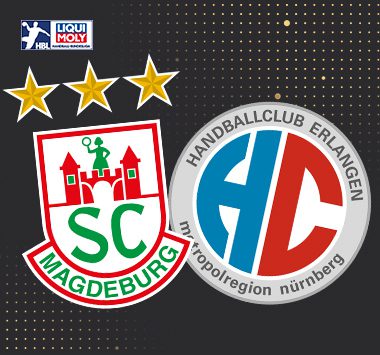 Logos von SC Magdeburg und HC Erlangen