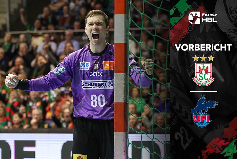 Vorbericht: Torhüter Nikola Portner jubelt im Bundesliga-Spiel gegen den VfL Potsdam.