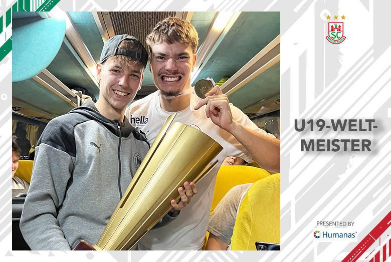 Noah Hensen und Monty Kleinsteuber sind Weltmeister.