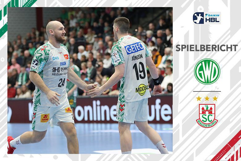 Christian O'Sullivan und Elvar Örn Jonsson klatschen ab
