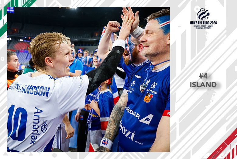 Gisli Kristjansson mit Fans