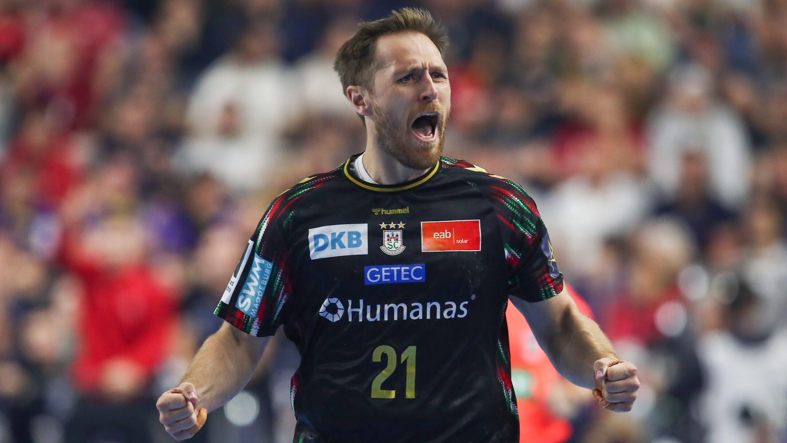 Albin Lagergren Champions League celebrations