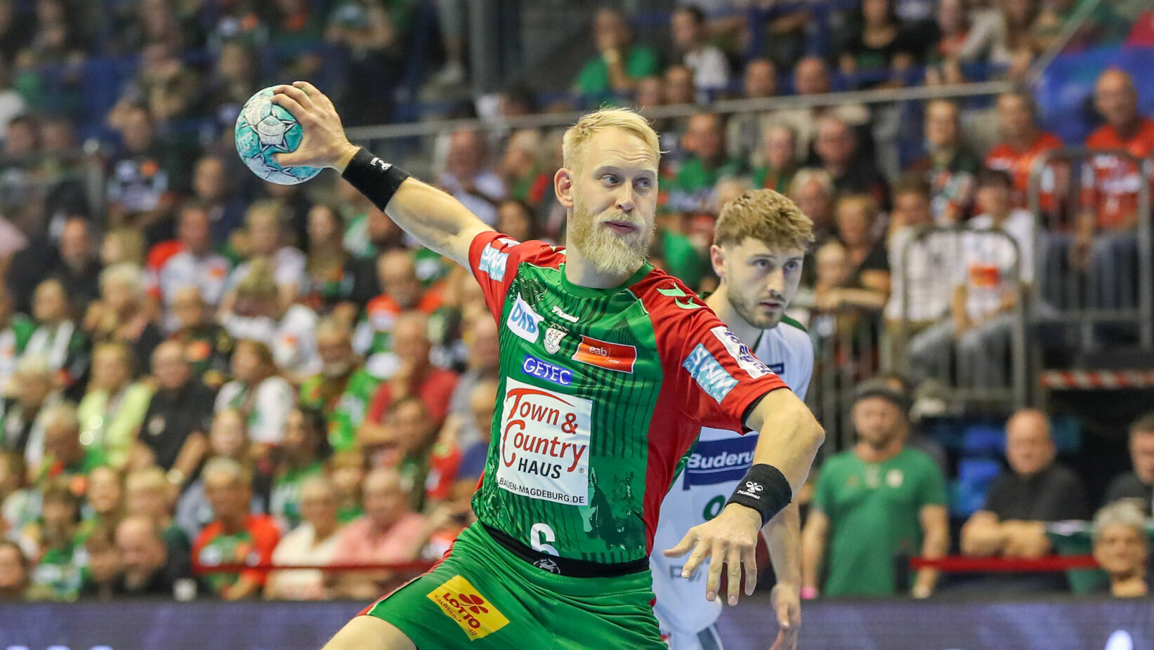 Matthias Musche 7 Meter Wurf Heimspiel Siebenmeter