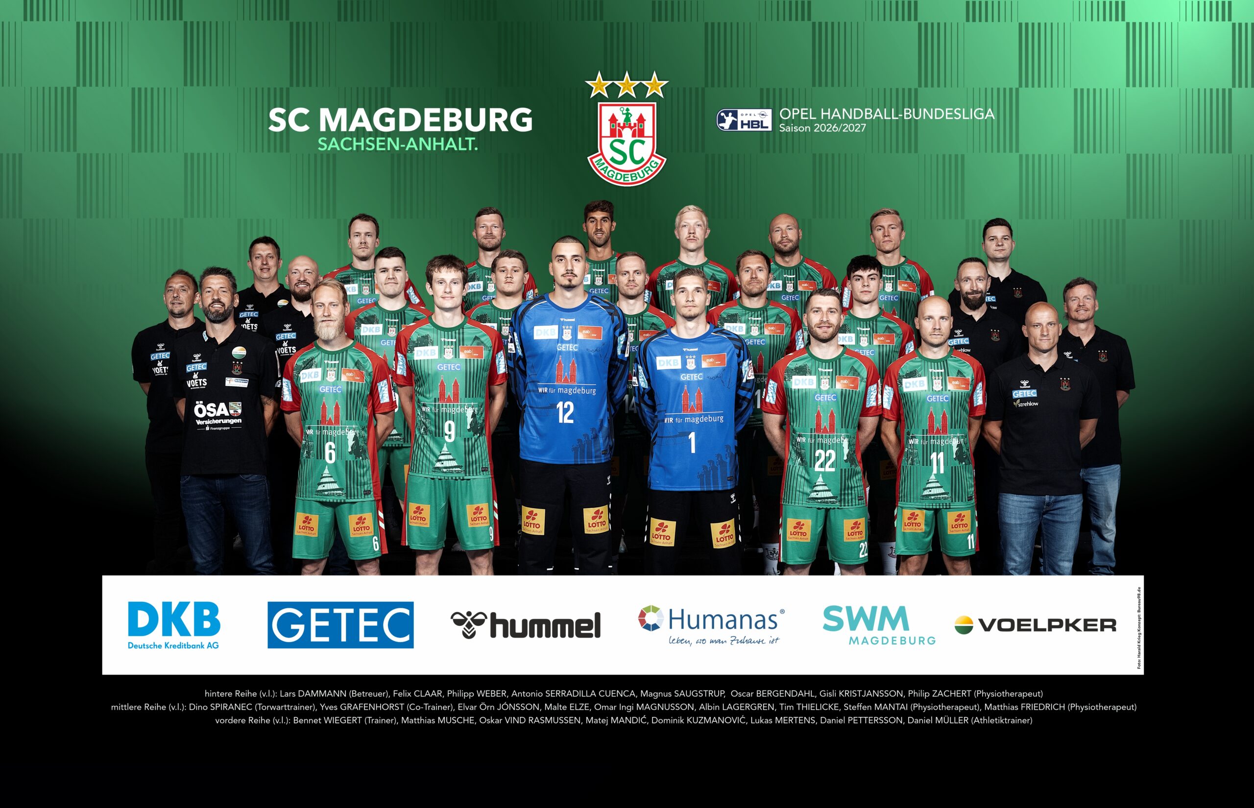 Mannschaftsbild Team Foto Saison 2026 2027