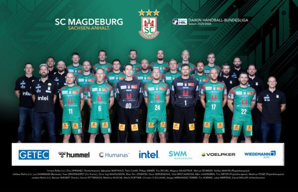SC MAGDEBURG TEAMBILD 2025/2026