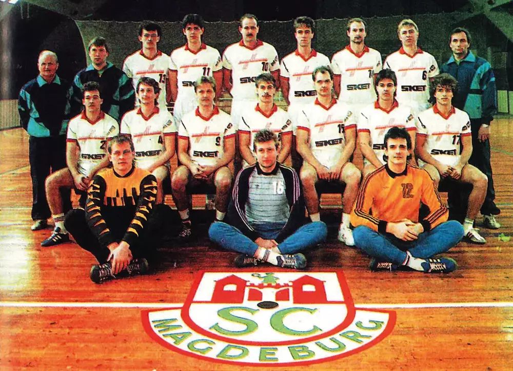 Die Mannschaft des SC Magdeburg 1989