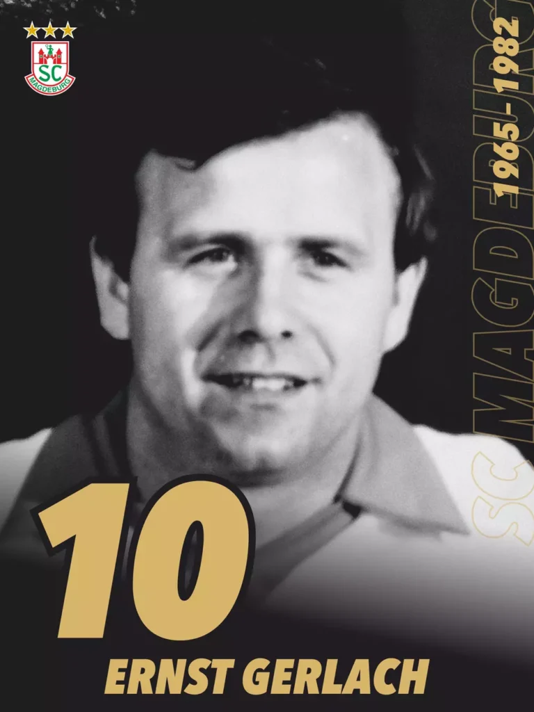 Hall of Fame Banner von Ernst Gerlach mit der Nummer 10.