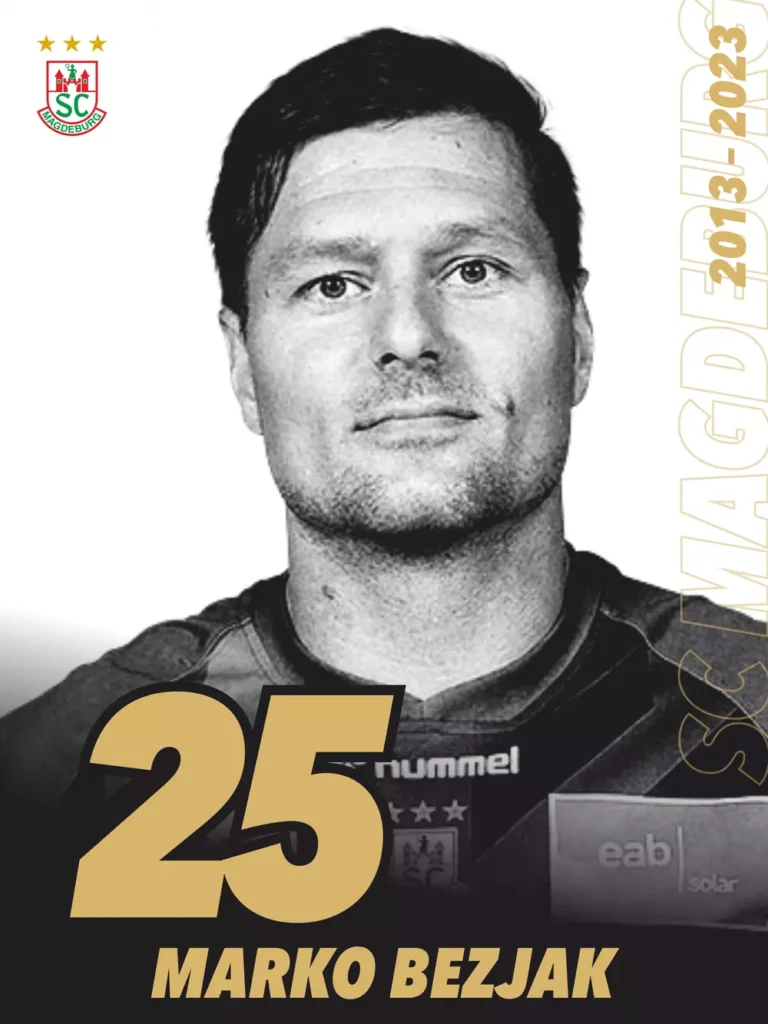 Hall of Fame Banner von Marko Bezjak mit der Nummer 25.