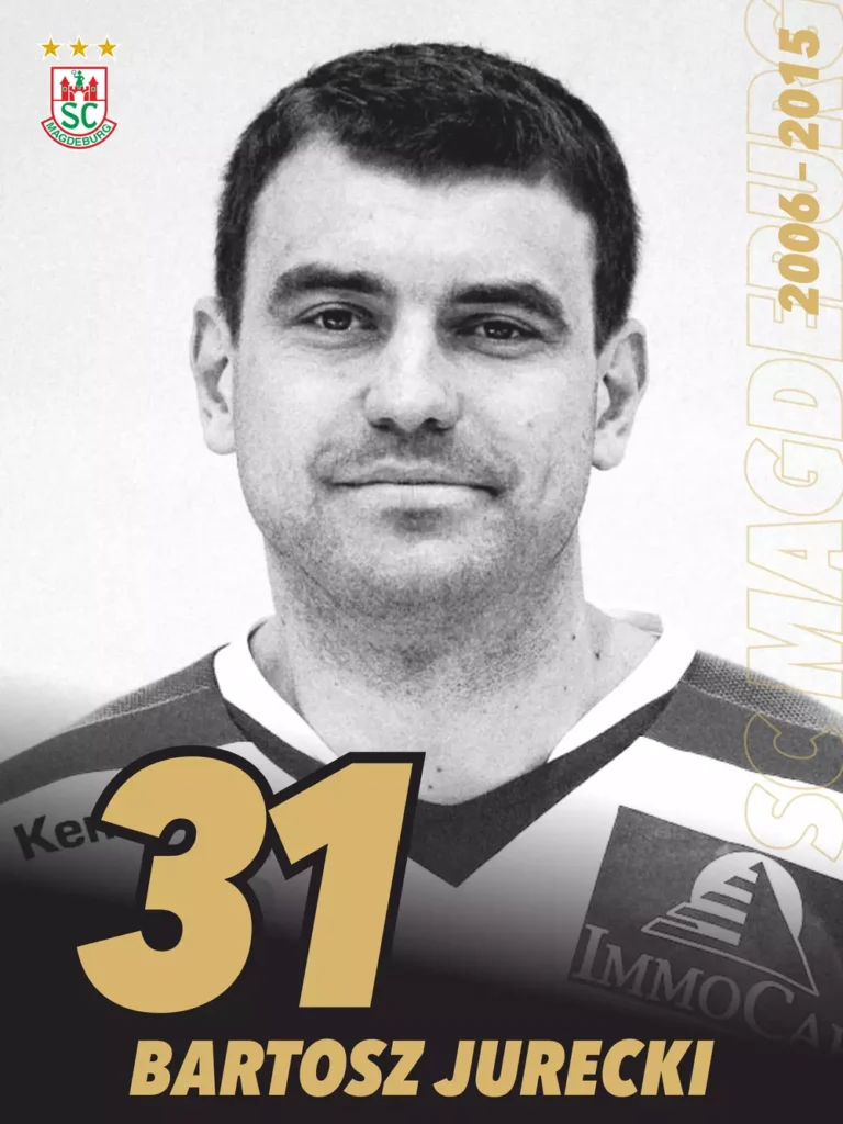 Hall of Fame Banner von Bartosz Jurecki mit der Nummer 31.