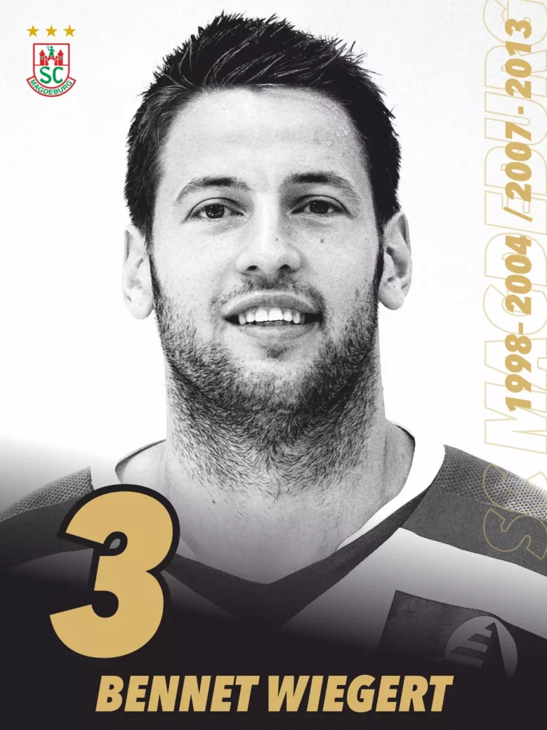 Hall of Fame Banner von Bennet Wiegert mit der Nummer 3.