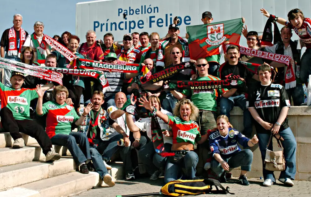 Magdeburger Fans folgen ihrem Verein auch ins ferne Saragossa zum Europapokalfinale