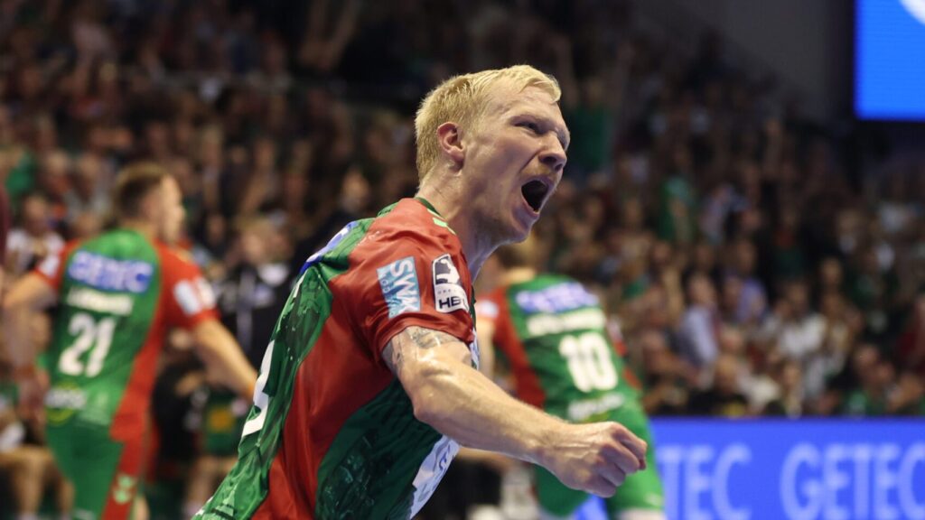 Magnus Saugstrup Jubel Heimspiel Saison 2026 2027